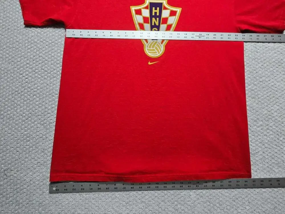 Nike Croatia HNS National Soccer Team Graphic T-Shirt Red
